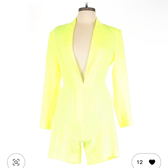 Alberto Audenino Italy Neon Blazer Romper – Size L (NWT)...